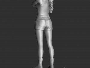 Sonya Blade 1995 for 3D print assemble 3D Model