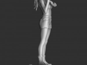 Sonya Blade 1995 for 3D print assemble 3D Model