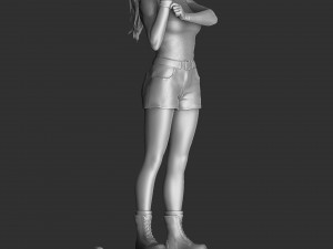 Sonya Blade 1995 for 3D print assemble 3D Model