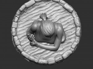 Sonya Blade 1995 for 3D print assemble 3D Model
