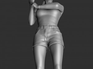 Sonya Blade 1995 for 3D print assemble 3D Model