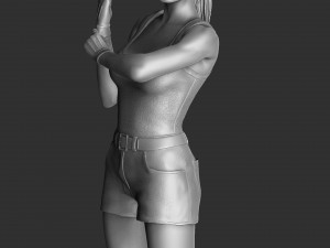 Sonya Blade 1995 for 3D print assemble 3D Model
