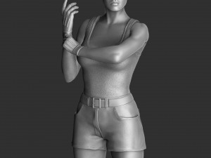 Sonya Blade 1995 for 3D print assemble 3D Model