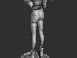Sonya Blade 1995 for 3D print assemble 3D Model