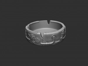 Ashtray for 3d print stl 3D 프린트 모델