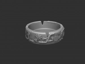 Ashtray for 3d print stl 3D 프린트 모델
