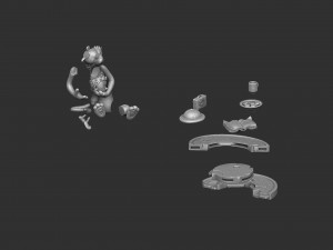 CALVIN AND HOBBES FOR 3D PRINT STL HUG MODEL 3D Принт Модель