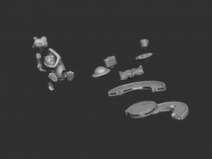 CALVIN AND HOBBES FOR 3D PRINT STL HUG MODEL 3D Принт Модель