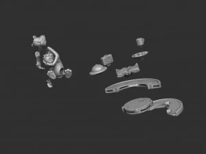 CALVIN AND HOBBES FOR 3D PRINT STL HUG MODEL 3D Print Model