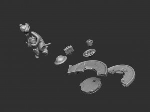 CALVIN AND HOBBES FOR 3D PRINT STL HUG MODEL 3D Принт Модель