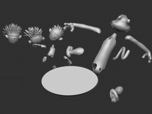 Calvin and Hobbes halloween for 3d print stl 3D 프린트 모델