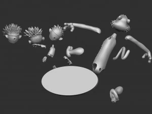 Calvin e Hobbes halloween para impress&atilde;o 3D stl Modelo de Impressão 3D