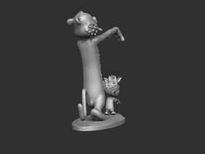 Calvin and Hobbes halloween for 3d print stl 3D 프린트 모델