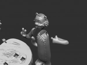 CALVIN AND HOBBES FOR 3D PRINT STL 3D Print Model