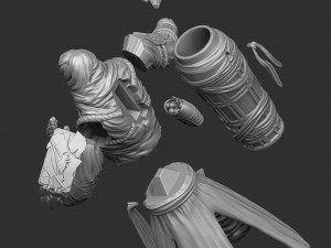 Benkei NIOH 2 for 3d print stl assemble 3D-Druckmodell