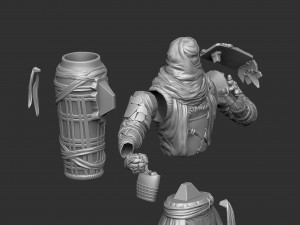 Benkei NIOH 2 for 3d print stl assemble 3D-Druckmodell