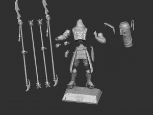 Benkei NIOH 2 for 3d print stl assemble 3D-Druckmodell