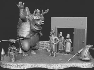 Wow a talking fish for 3d print stl assemble 3D Print Model