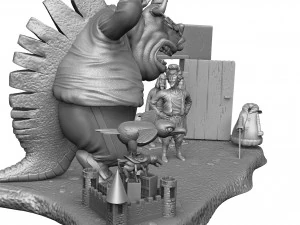 Wow a talking fish for 3d print stl assemble 3D Print Model
