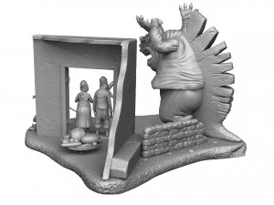 Wow a talking fish for 3d print stl assemble 3D Print Model