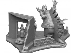 Wow a talking fish for 3d print stl assemble 3D Print Model