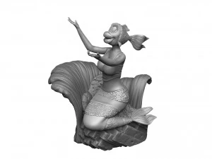 THE RUSALKA FOR 3D PRINT STL ARMENFILM1983 3D Print Model