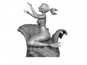 THE RUSALKA FOR 3D PRINT STL ARMENFILM1983 Modèles 3D en vedette