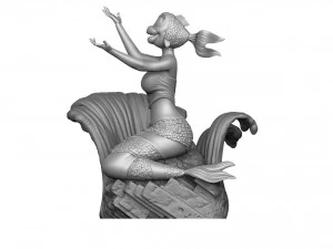 THE RUSALKA FOR 3D PRINT STL ARMENFILM1983 3D Print Model