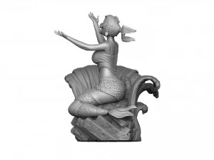 THE RUSALKA FOR 3D PRINT STL ARMENFILM1983 3D Print Model