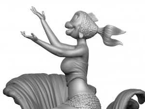 THE RUSALKA FOR 3D PRINT STL ARMENFILM1983 3D Print Model