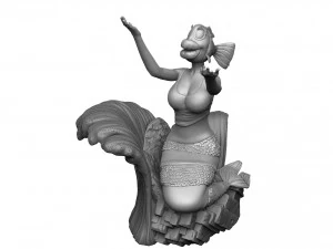 THE RUSALKA FOR 3D PRINT STL ARMENFILM1983 3D Print Model