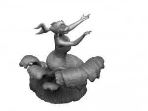 THE RUSALKA FOR 3D PRINT STL ARMENFILM1983 3D Print Model