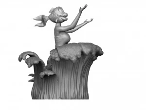 THE RUSALKA FOR 3D PRINT STL ARMENFILM1983 3D Print Model