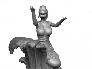 THE RUSALKA FOR 3D PRINT STL ARMENFILM1983 3D Print Model