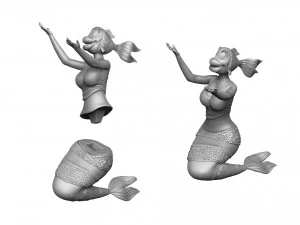 THE RUSALKA FOR 3D PRINT STL ARMENFILM1983 3D Print Model