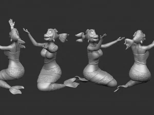 THE RUSALKA FOR 3D PRINT STL ARMENFILM1983 3D Print Model
