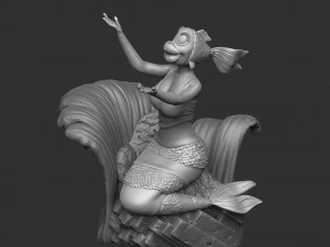 THE RUSALKA FOR 3D PRINT STL ARMENFILM1983 3D Print Model
