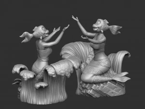 THE RUSALKA FOR 3D PRINT STL ARMENFILM1983 3D Print Model