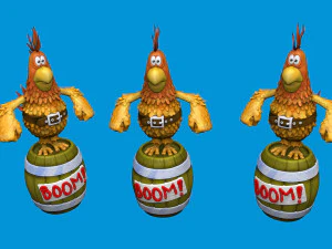 Captain Flint parrot for 3D printing STL 3D Model