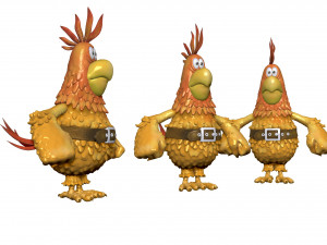 Captain Flint parrot for 3D printing STL 3D 모델