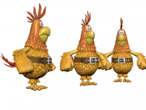 Captain Flint parrot for 3D printing STL 3D Model