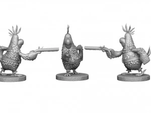 Captain Flint parrot for 3D printing STL 3D Model