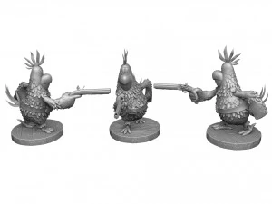 Captain Flint parrot for 3D printing STL 3D Model