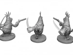 Captain Flint parrot for 3D printing STL 3D Model