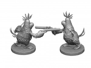 Captain Flint parrot for 3D printing STL 3D 모델