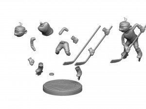 PUCK PUCK FOR 3D PRINTING STL PREFABRICATED 3D Print Model