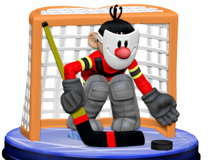 GOALKEEPER FOR 3D PRINT STL ASSEMBLE SEVERAL OPTIONS 3D Принт Модель