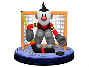 GOALKEEPER FOR 3D PRINT STL ASSEMBLE SEVERAL OPTIONS 3D Принт Модель