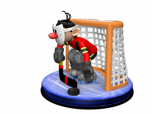 GOALKEEPER FOR 3D PRINT STL ASSEMBLE SEVERAL OPTIONS 3D Принт Модель