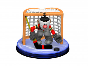 GOALKEEPER FOR 3D PRINT STL ASSEMBLE SEVERAL OPTIONS 3D Принт Модель